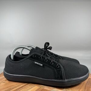 Whitin W81 Sneaker Mens US 8.5 EU 42 Barefoot Minimalist Zero Drop Black Comfort